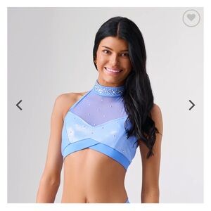 Satin Stitches Sweetheart Halter Top